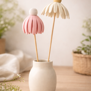 Soft bloom - decoartieve bloem op steel