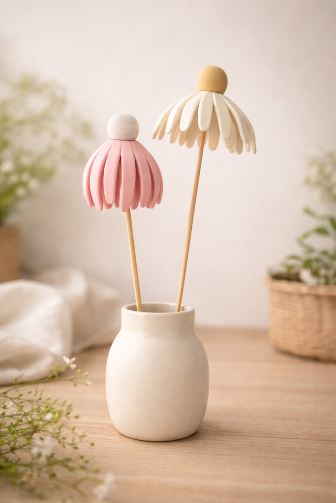 Soft bloom - decoartieve bloem op steel