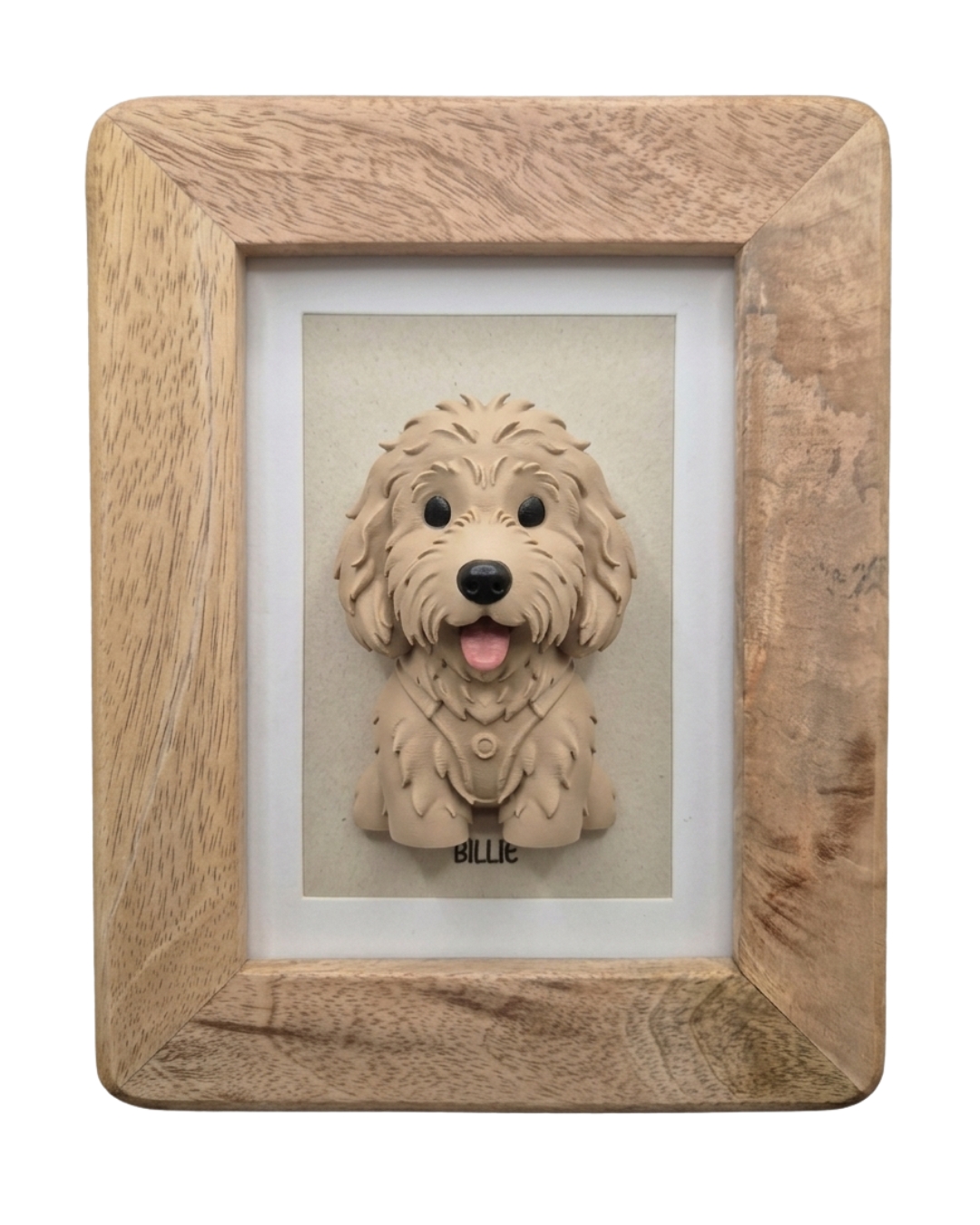3D portretje hond